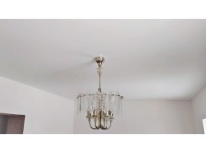 Монтаж потолка в гостиной 16 м2 с использованием пленки VIPCEILING серии MONLANGE M9001 (3.25)