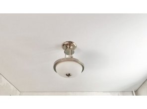 Монтаж потолка на кухне 9 м2 с использованием пленки VIPCEILING серии MONLANGE S9020 (2.60)