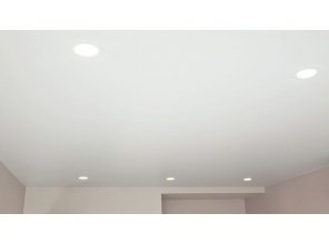 Монтаж потолка в спальне 10 м2 с использованием пленки VIPCEILING серии MONLANGE S9020 (3.25)