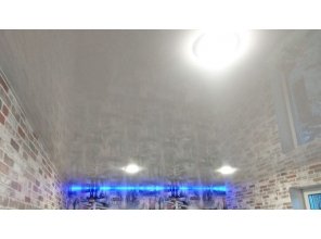 Монтаж потолка в детской 8 м2 с использованием пленки VIPCEILING серии MONLANGE L9001 (2.60)