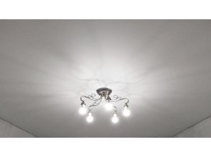 Монтаж потолка для зала 16 м2 с использованием пленки VIPCEILING серии MONLANGE M9001 (3.50)