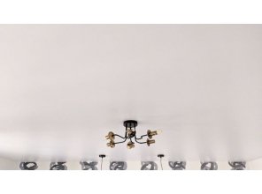 Монтаж потолка для зала 18 м2 с использованием пленки VIPCEILING серии MONLANGE S9020 (4.35)