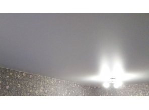 Монтаж потолка для зала 16 м2 с использованием пленки VIPCEILING серии MONLANGE M9001 (3.25)