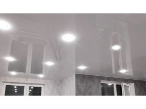 Монтаж потолка в квартире 36 м2 с использованием пленки VIPCEILING серии MONLANGE L9001 (5.45)