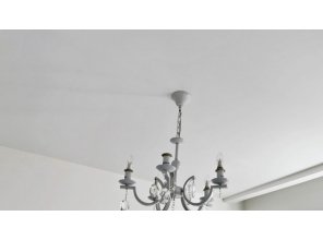 Монтаж потолка в спальне 10 м2 с использованием пленки VIPCEILING серии MONLANGE M9001 (3.25)