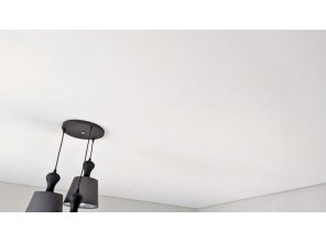 Монтаж потолка в спальне 16 м2 с использованием пленки VIPCEILING серии MONLANGE M9001 (4.00)