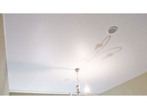 Монтаж потолка в спальне 11 м2 с использованием пленки VIPCEILING серии MONLANGE S9020 (3.25)