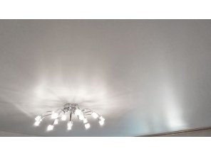 Монтаж потолка для зала 27 м2 с использованием пленки VIPCEILING серии MONLANGE M9001 (4.35)