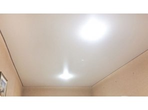 Монтаж потолка в коридоре 4 м2 с использованием пленки VIPCEILING серии MONLANGE M9001 (2.15)