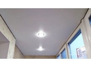 Монтаж потолка в квартире 5 м2 с использованием пленки VIPCEILING серии MONLANGE M9001 (2.15)