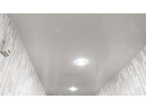 Монтаж потолка в коридоре 9 м2 с использованием пленки VIPCEILING серии MONLANGE L9001 (3.25)
