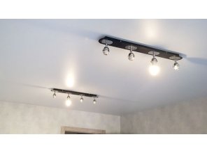 Монтаж потолка в детской 13 м2 с использованием пленки VIPCEILING серии MONLANGE M9001 (3.25)