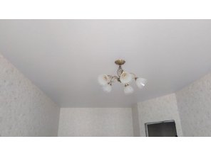 Монтаж потолка в гостиной 17 м2 с использованием пленки VIPCEILING серии MONLANGE S9020 (3.25)