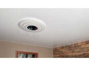 Монтаж потолка в спальне 12 м2 с использованием пленки VIPCEILING серии MONLANGE L9001 (3.25)